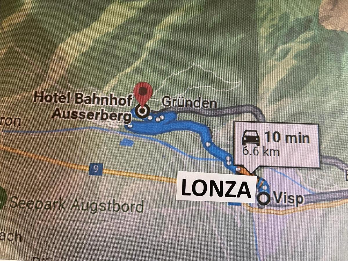 Ausserberg Visperblick 24-7 Parkplatz Und Fruehstueck Inklヴィラ エクステリア 写真