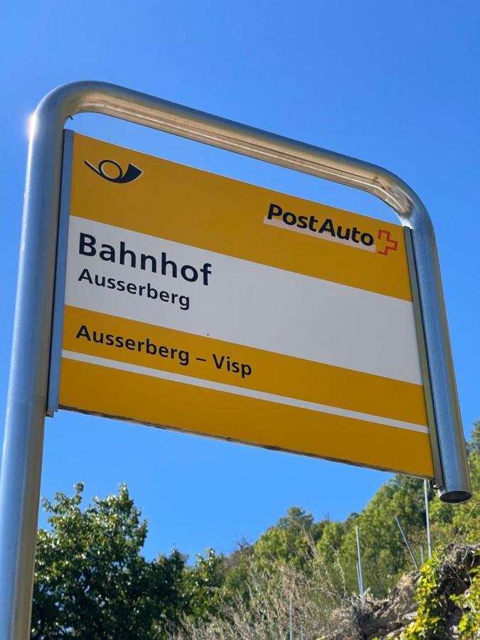 Ausserberg Visperblick 24-7 Parkplatz Und Fruehstueck Inklヴィラ エクステリア 写真