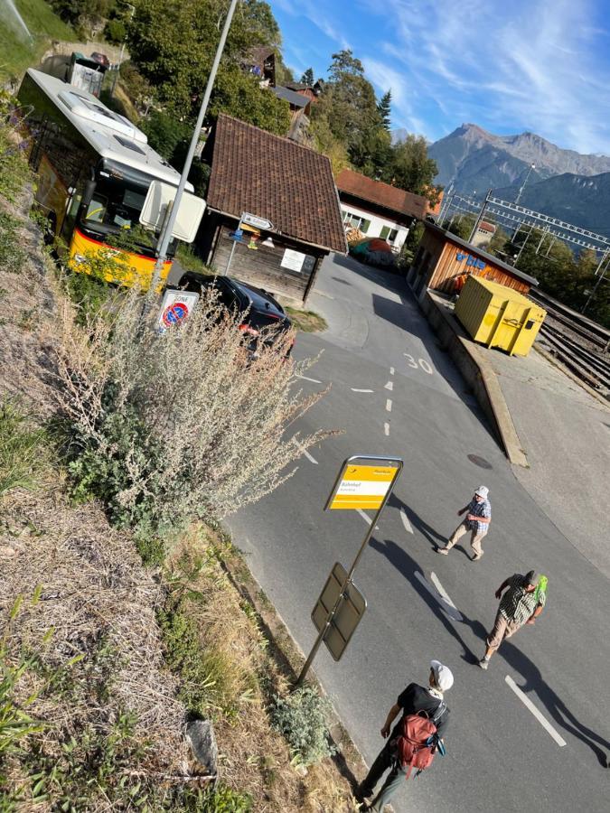 Ausserberg Visperblick 24-7 Parkplatz Und Fruehstueck Inklヴィラ エクステリア 写真
